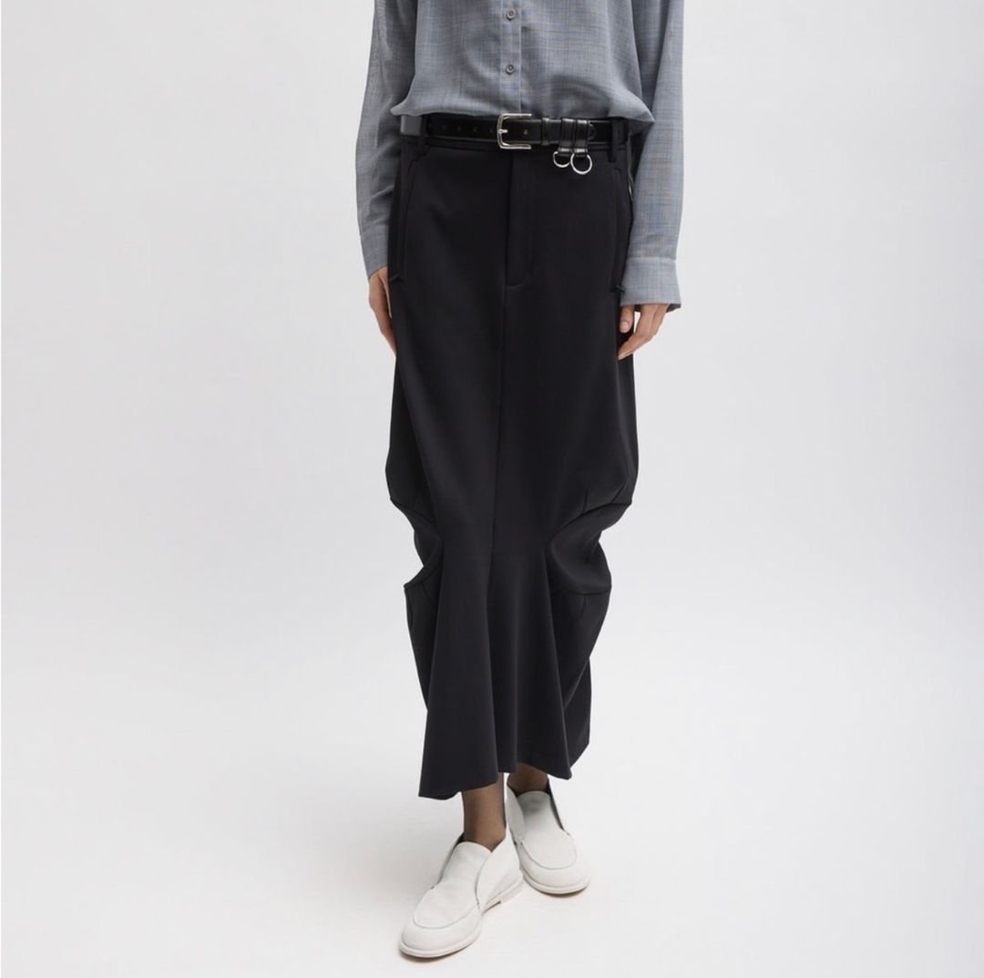 Compact Ultra Stretch Knit Sculpted Meir Trouser Skirt