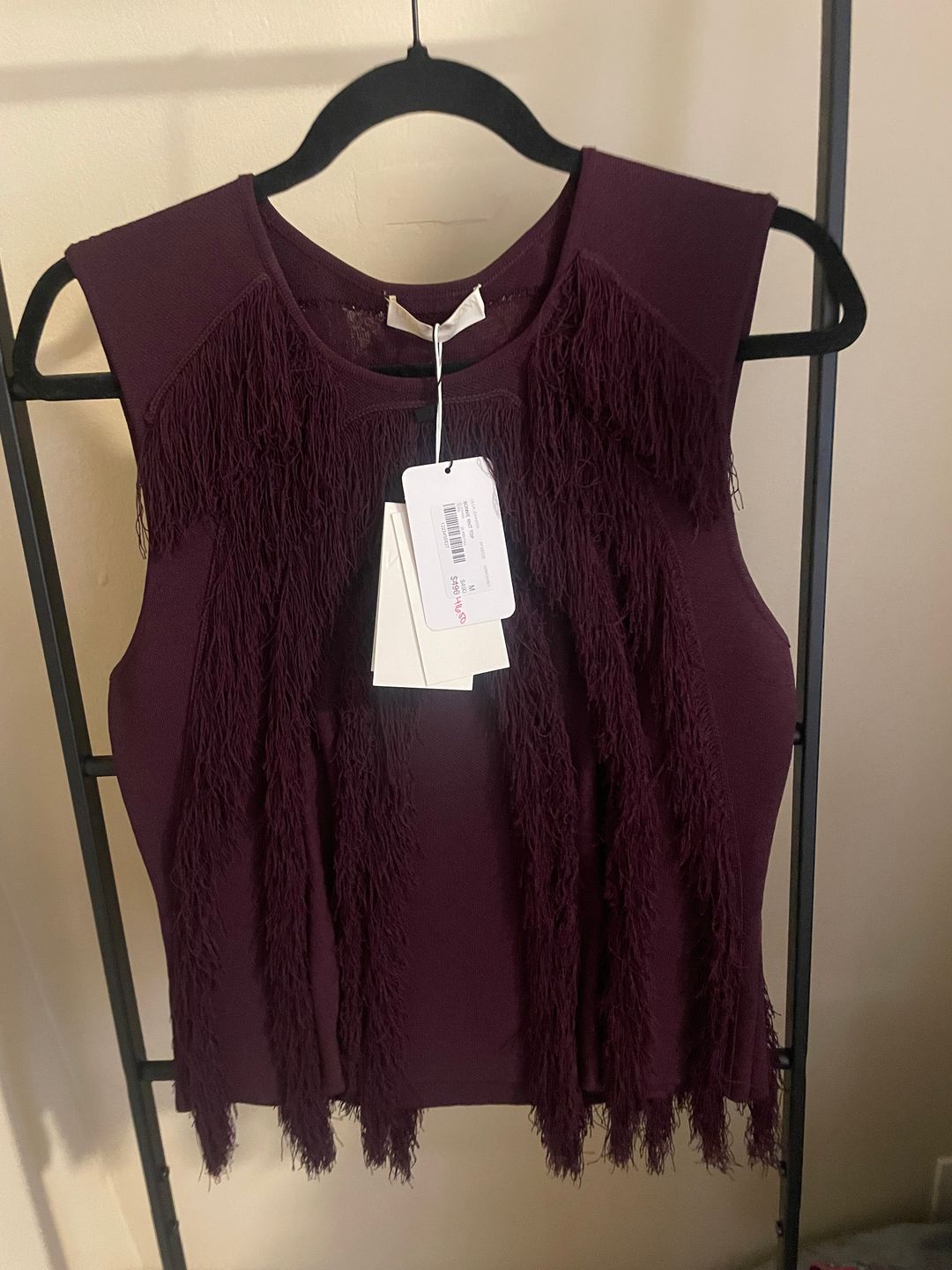 Bonnie Sleeveless Knit Top - Mahogany