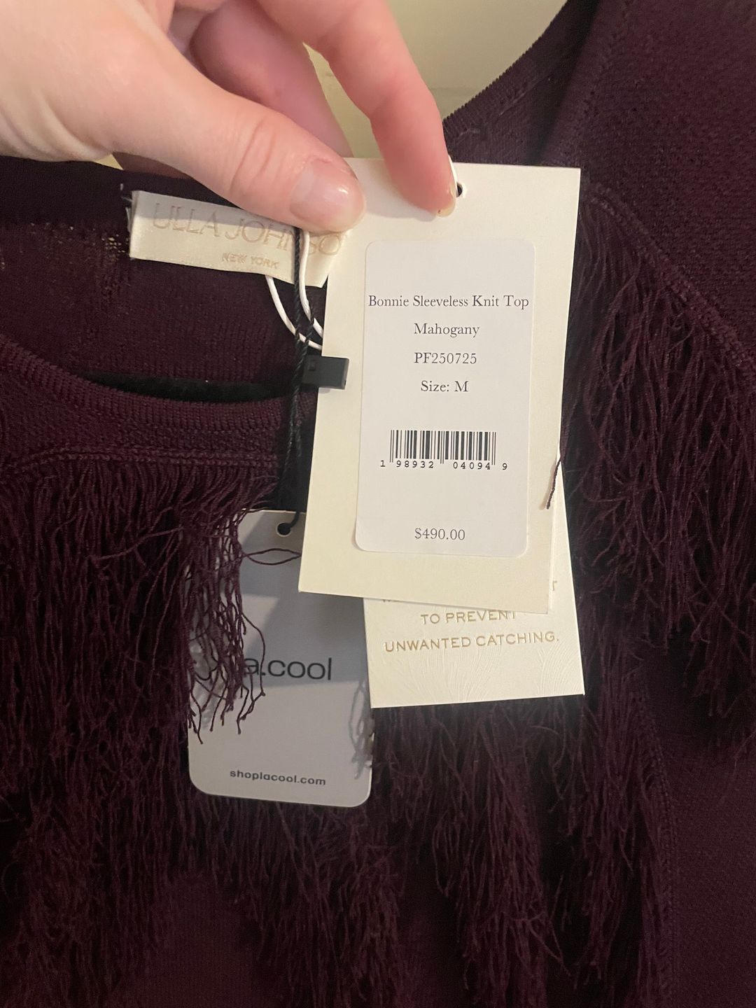 Bonnie Sleeveless Knit Top - Mahogany