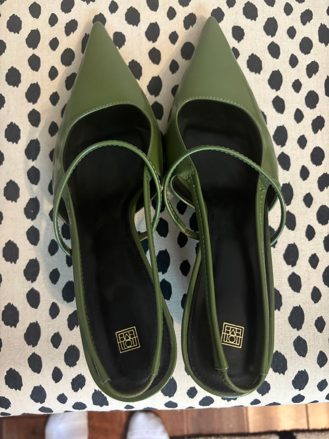 Leather Slingback Flats