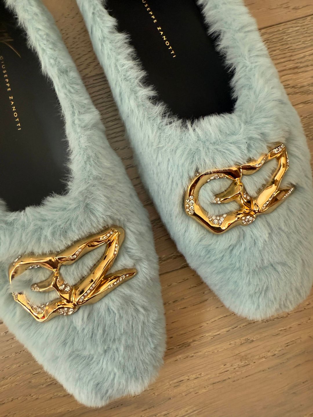 Lucreciia faux fur loafers