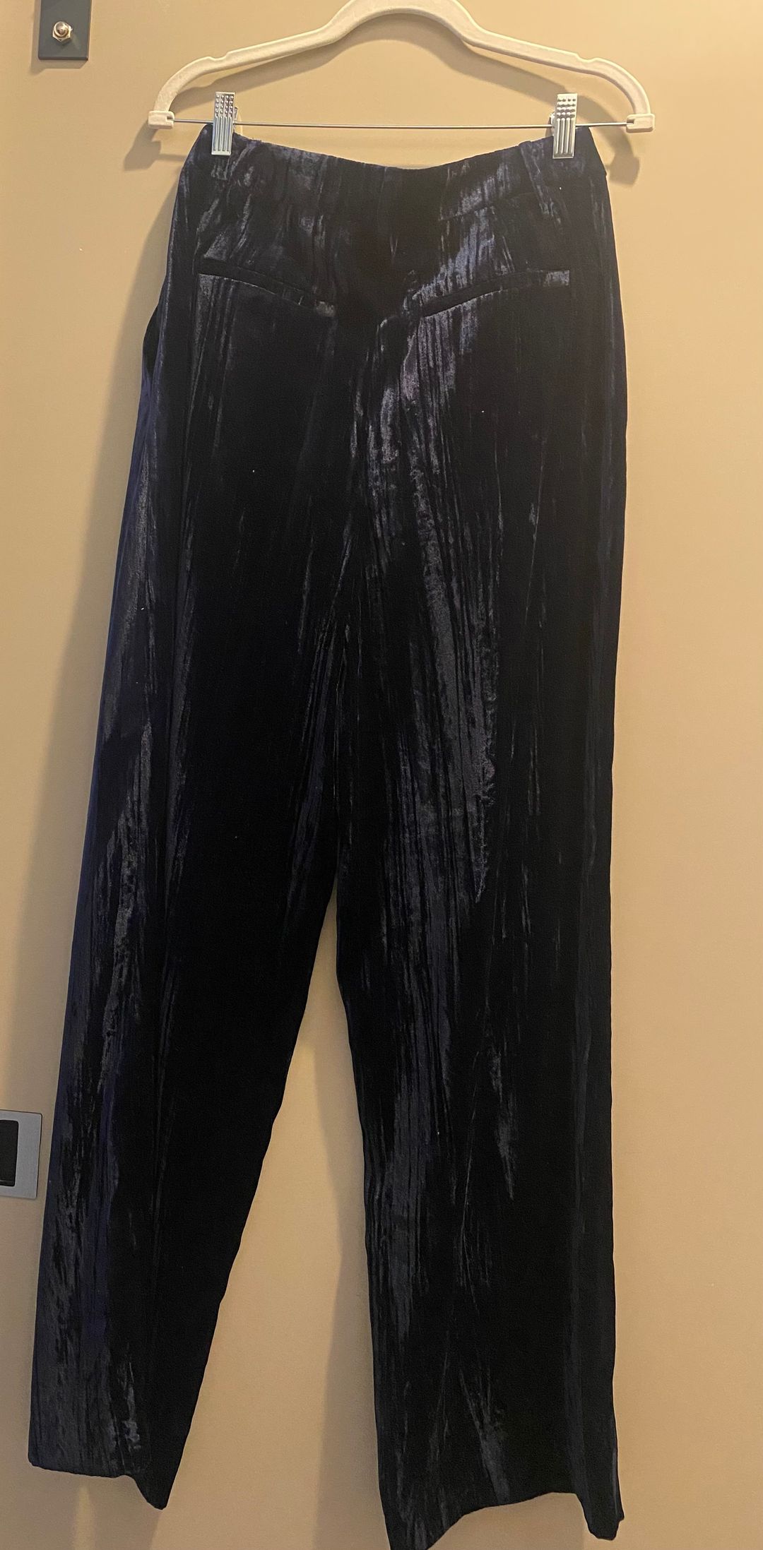 Creased Velvet Stella Pant