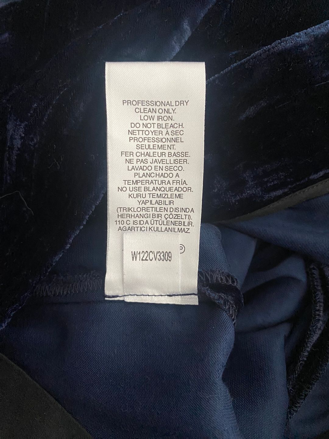 Creased Velvet Stella Pant