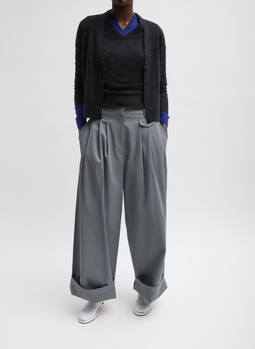 Bio Twill Triple Pleat Pant