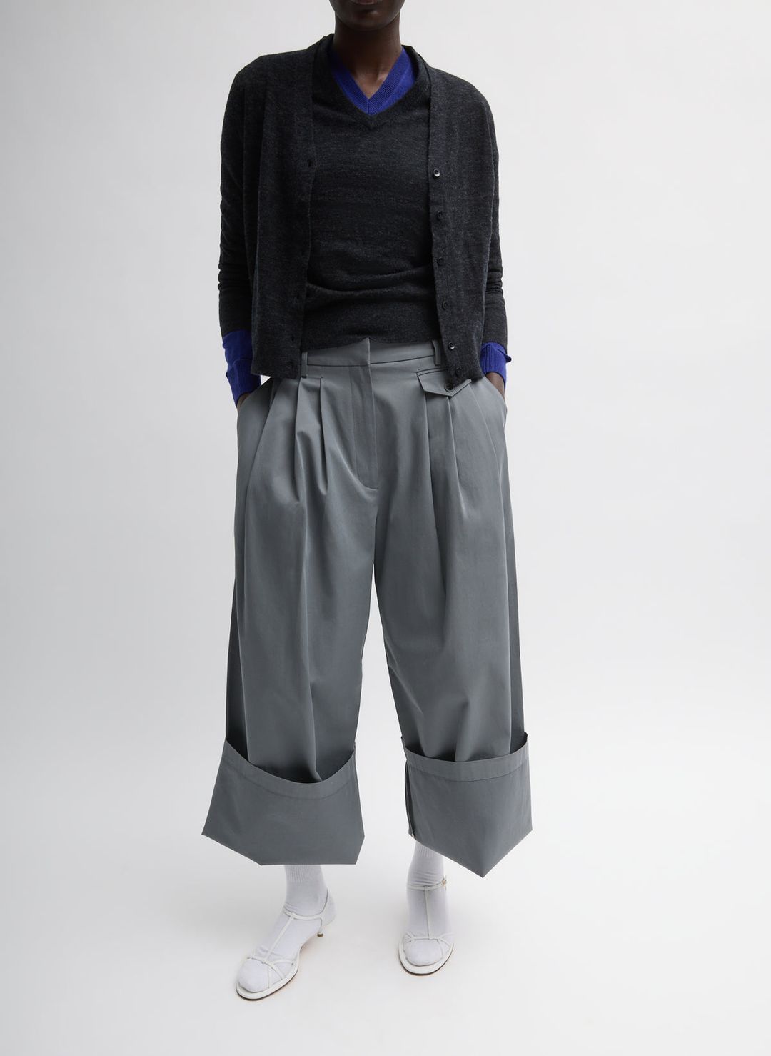 Bio Twill Triple Pleat Pant