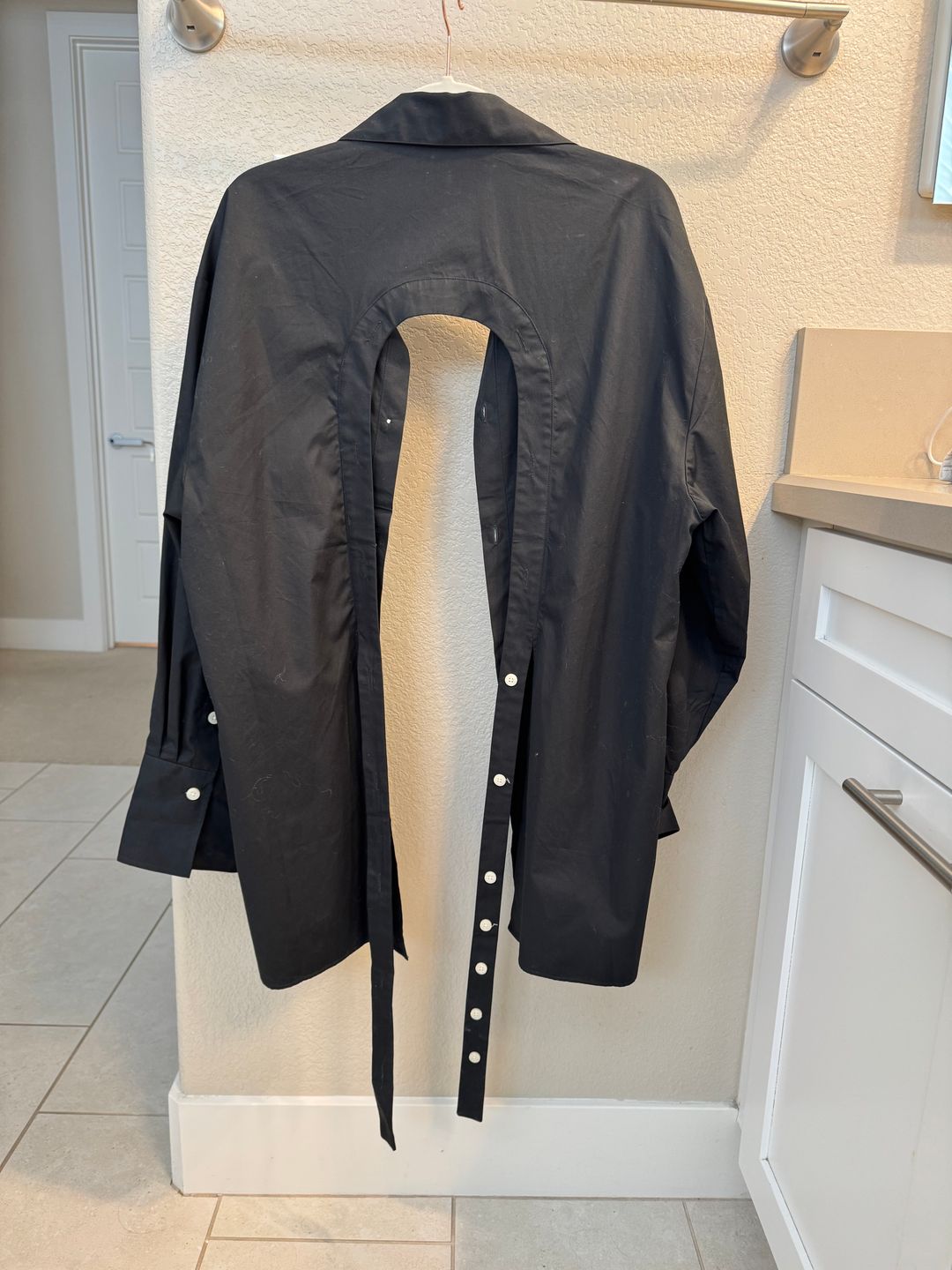 Rohe Frames Noir Open Black Shirt