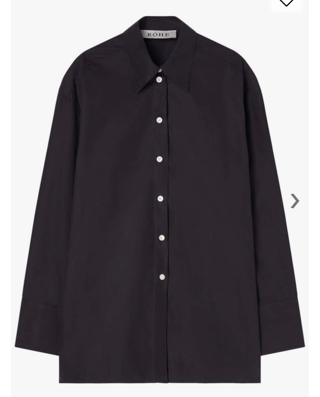 Noir Open Black Shirt
