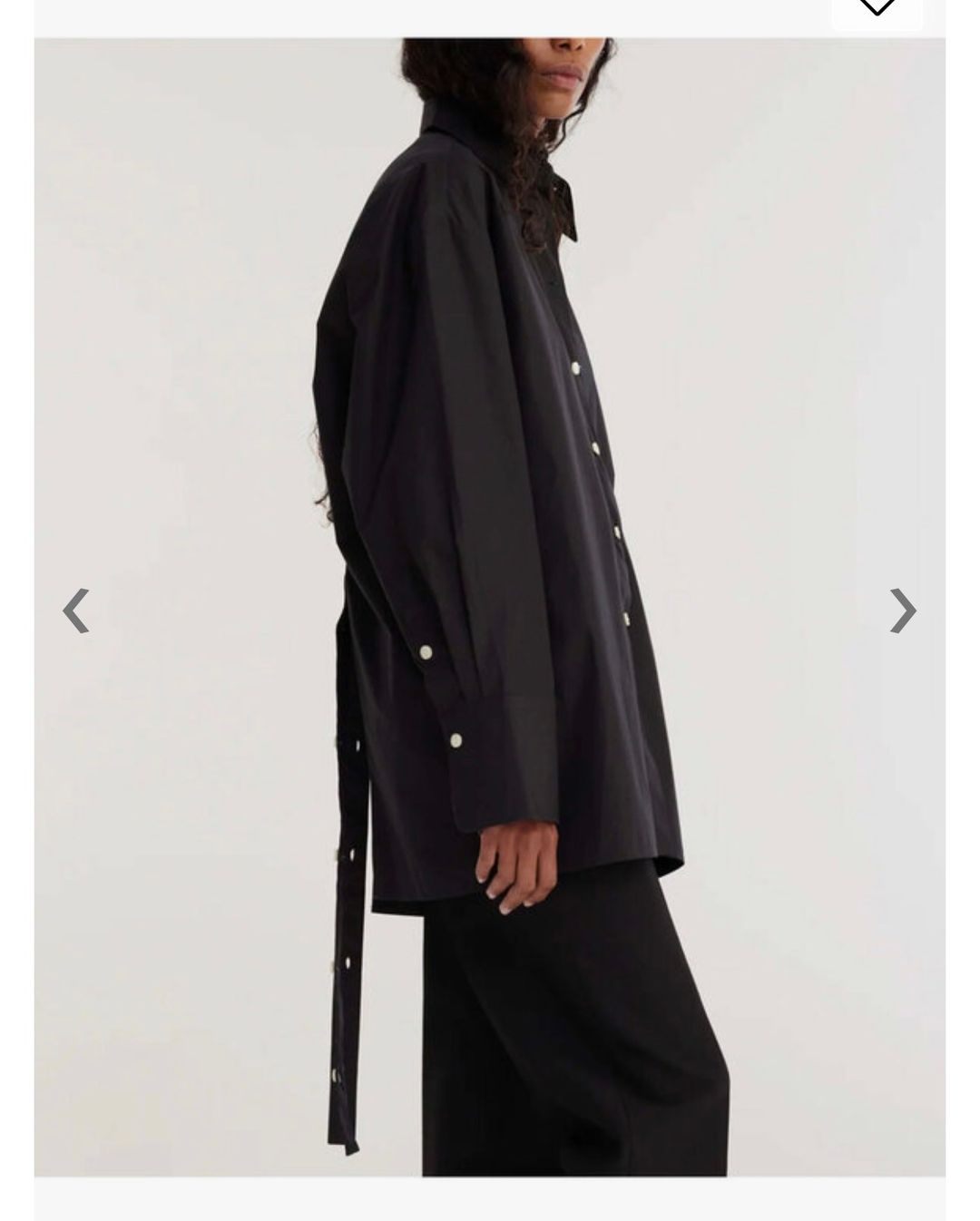 Rohe Frames Noir Open Black Shirt