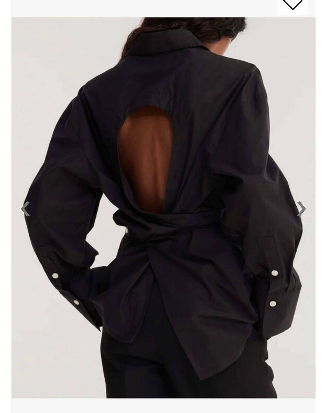Rohe Frames Noir Open Black Shirt