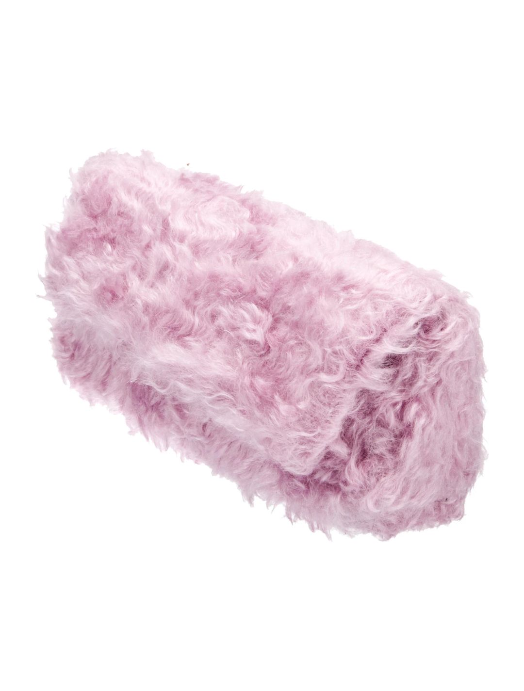 Faux-fur clutch