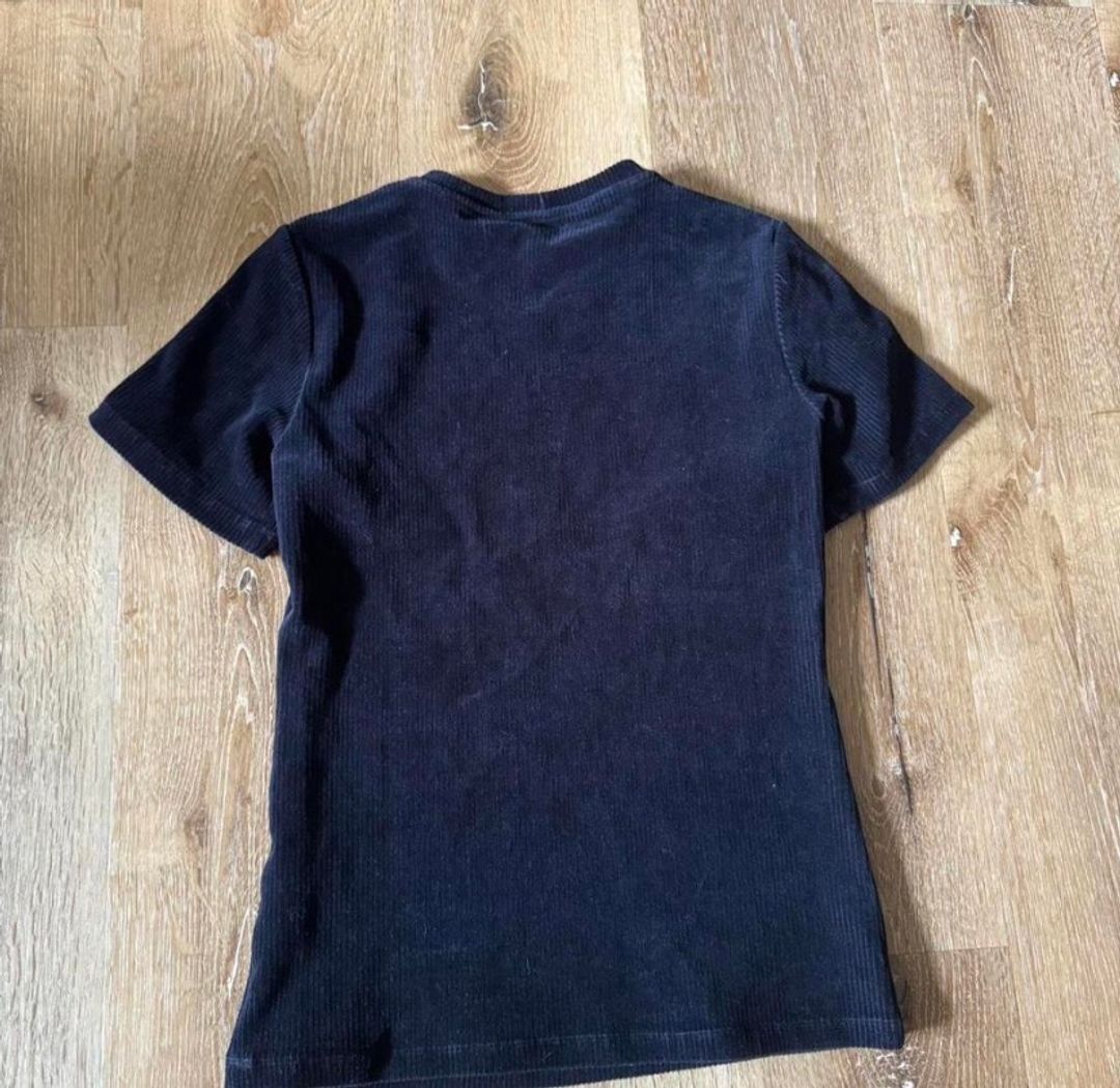 Short Sleeve Corduroy Top