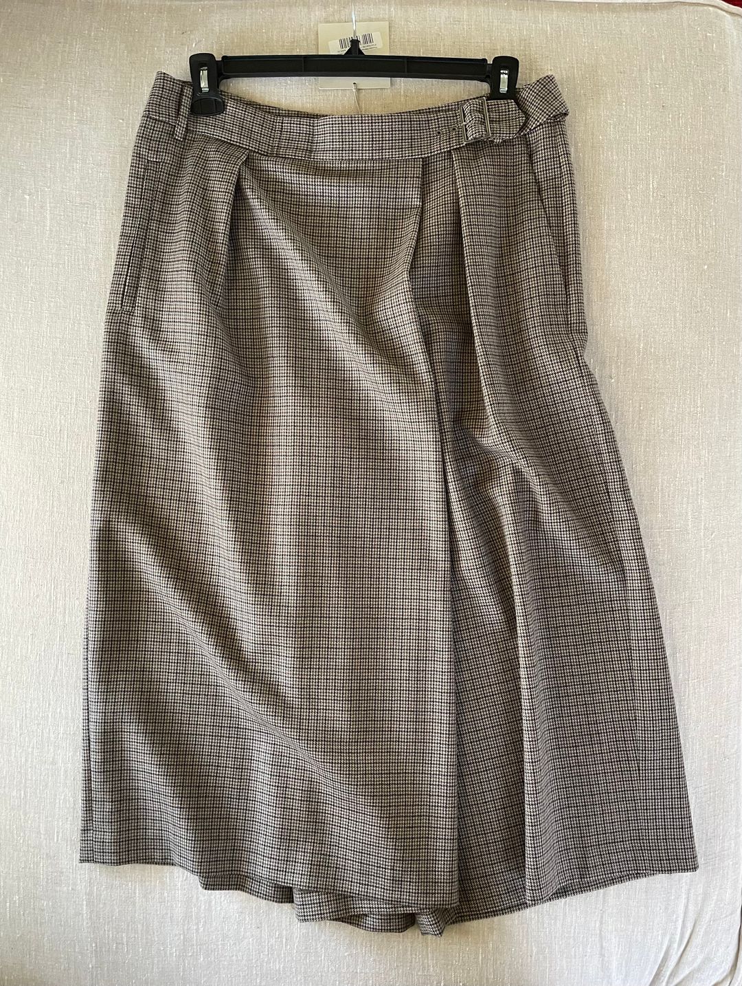 Thomas Menswear Check Wrap Culotte