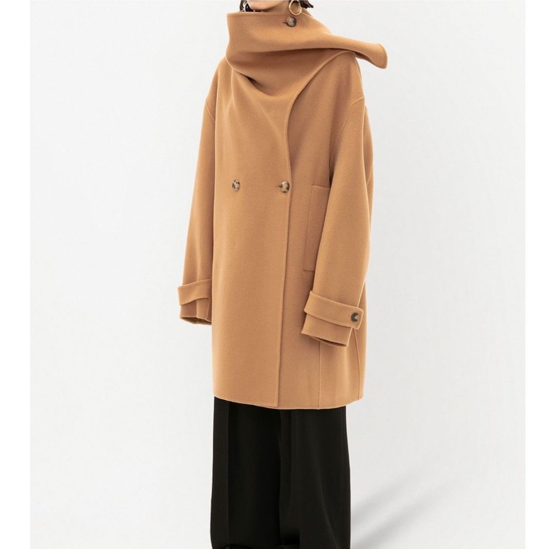 NWT JW Anderson SHORT SCARF COAT in neutrals
