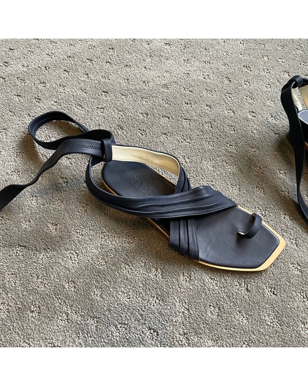 Tibi Miles Leather Sandal