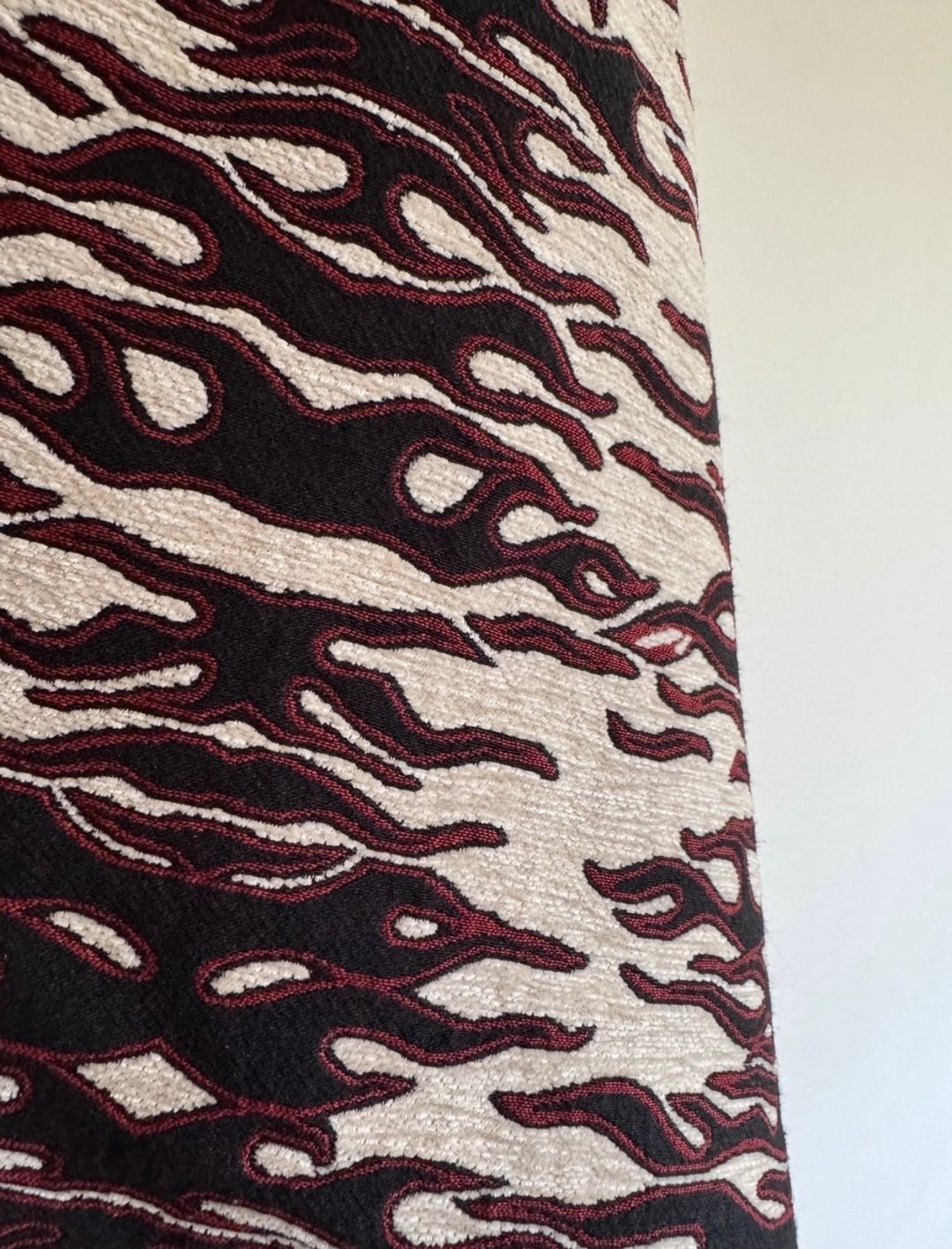 Tory Burch Chenille Jacquard Flame/Zebra Runway Dress