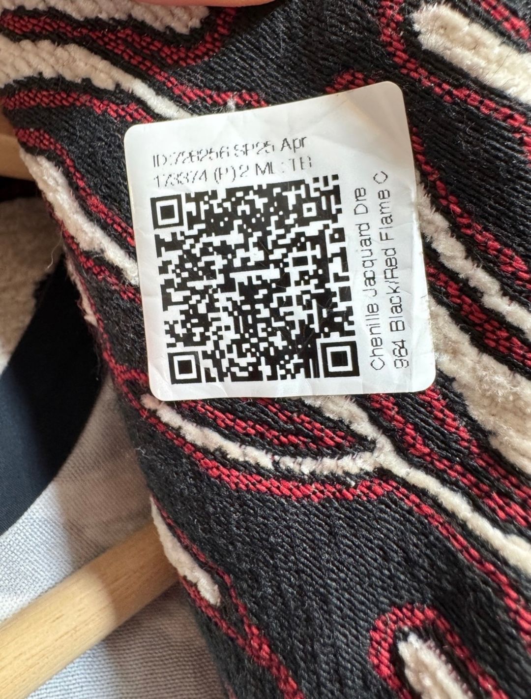 Tory Burch Chenille Jacquard Flame/Zebra Runway Dress