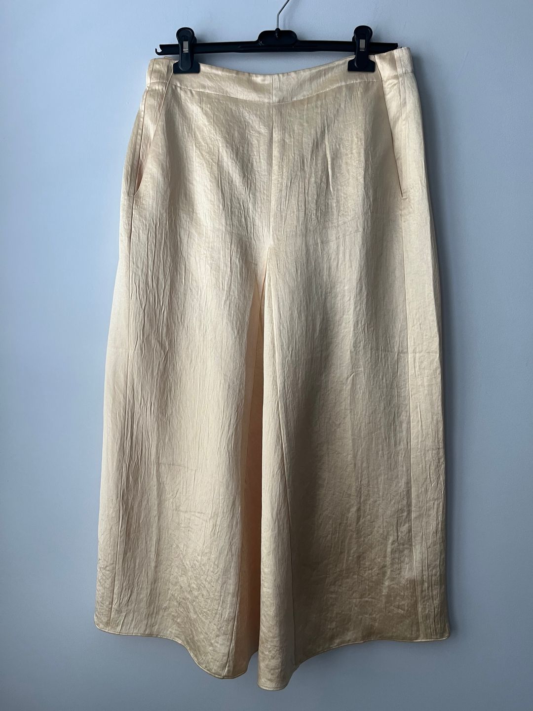 Sion Satin Godet Midi Skirt