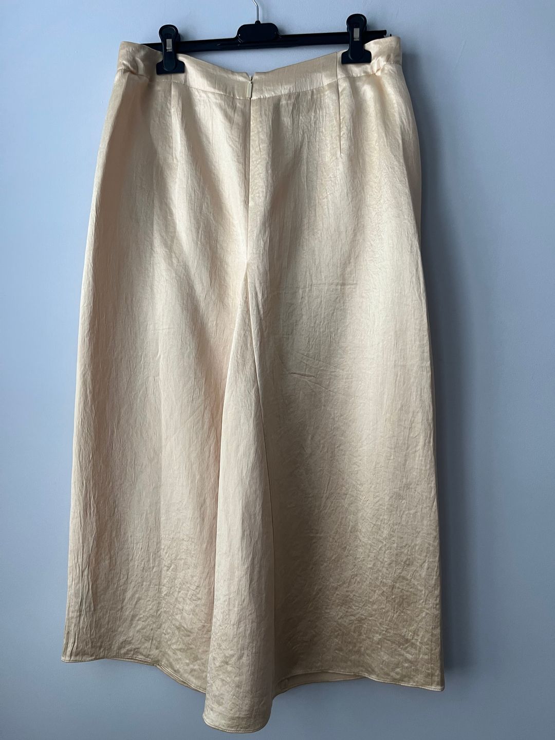 Sion Satin Godet Midi Skirt
