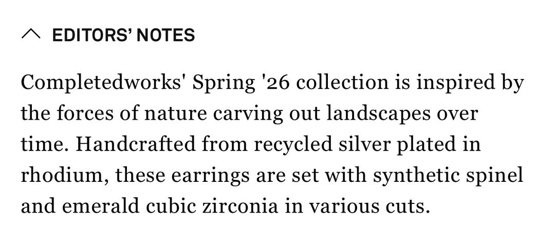 Green Cubic Zirconia & Synthetic Spinel Mismatched Drop Earrings