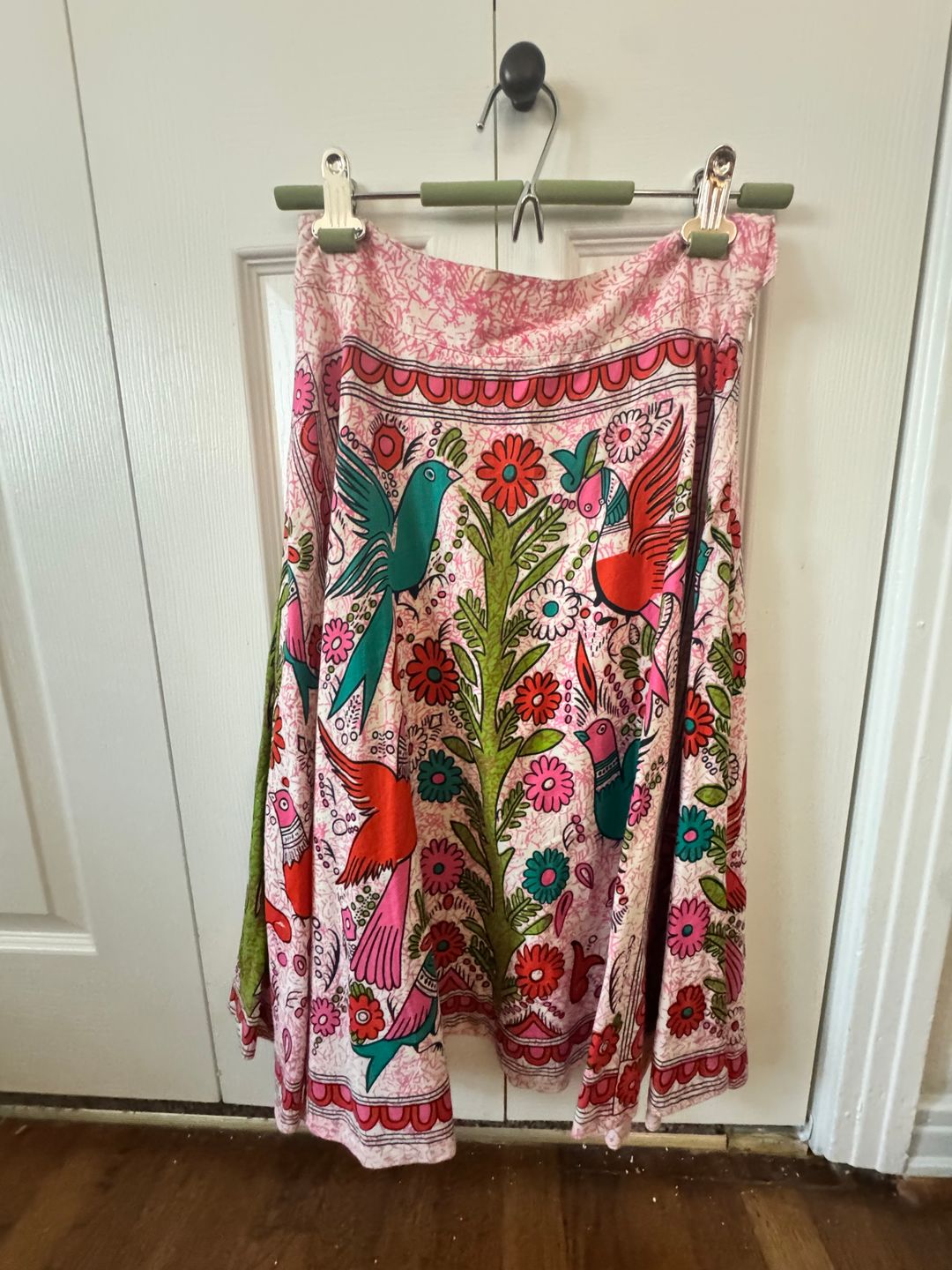 Odille Multi Colored Folkloric Skirt