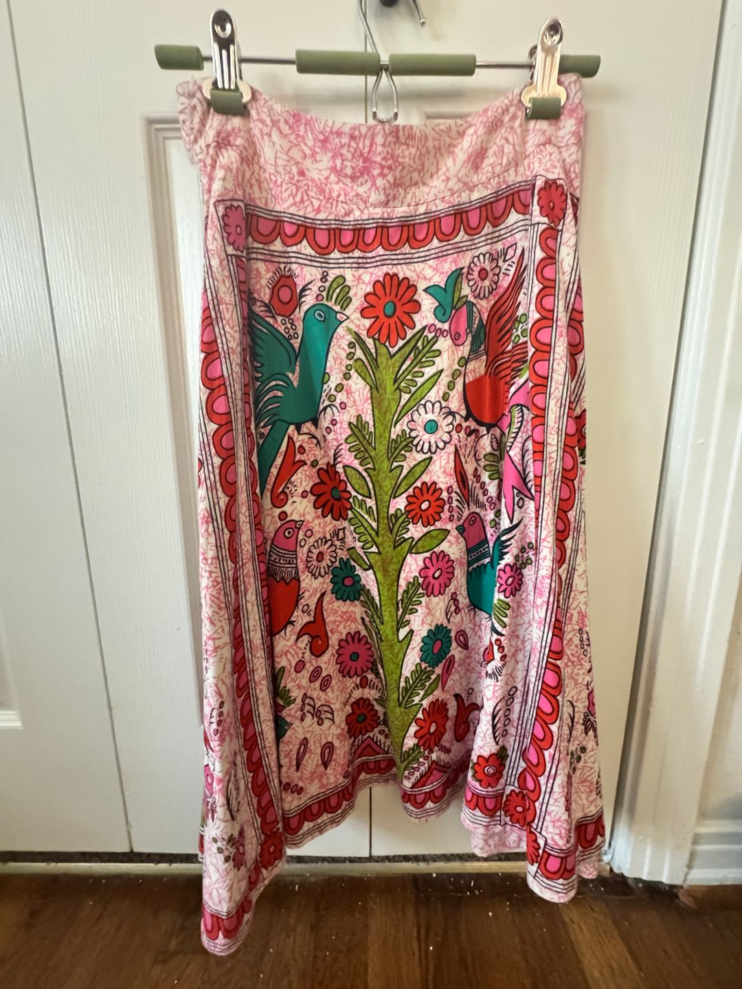 Odille Multi Colored Folkloric Skirt