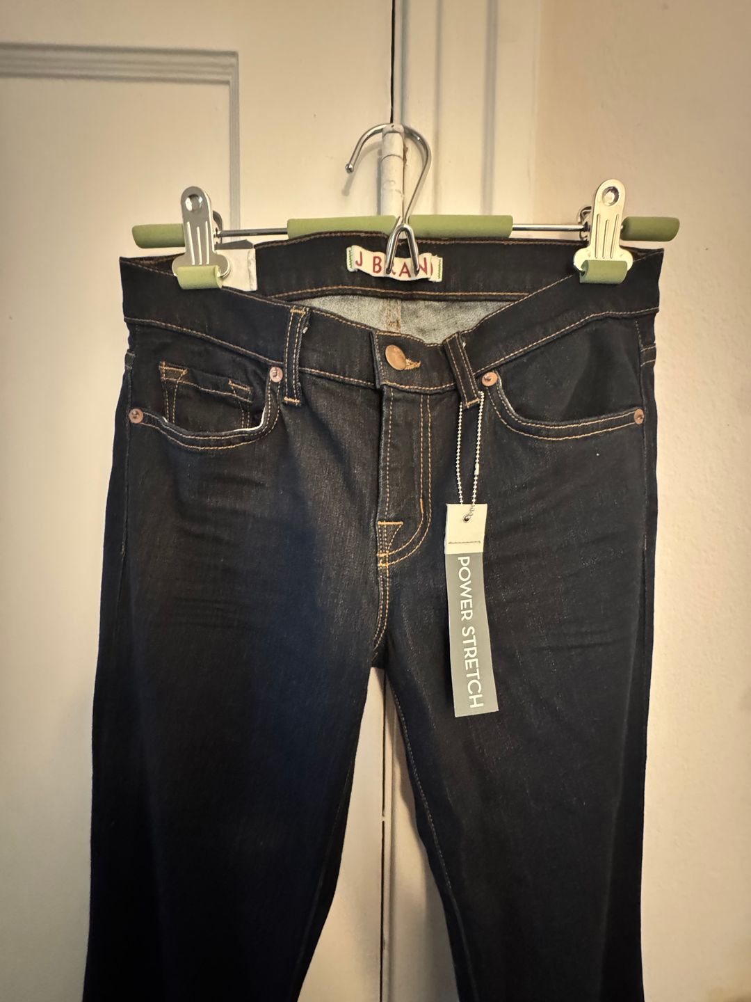 Dark Blue Flare Jeans, Power Stretch