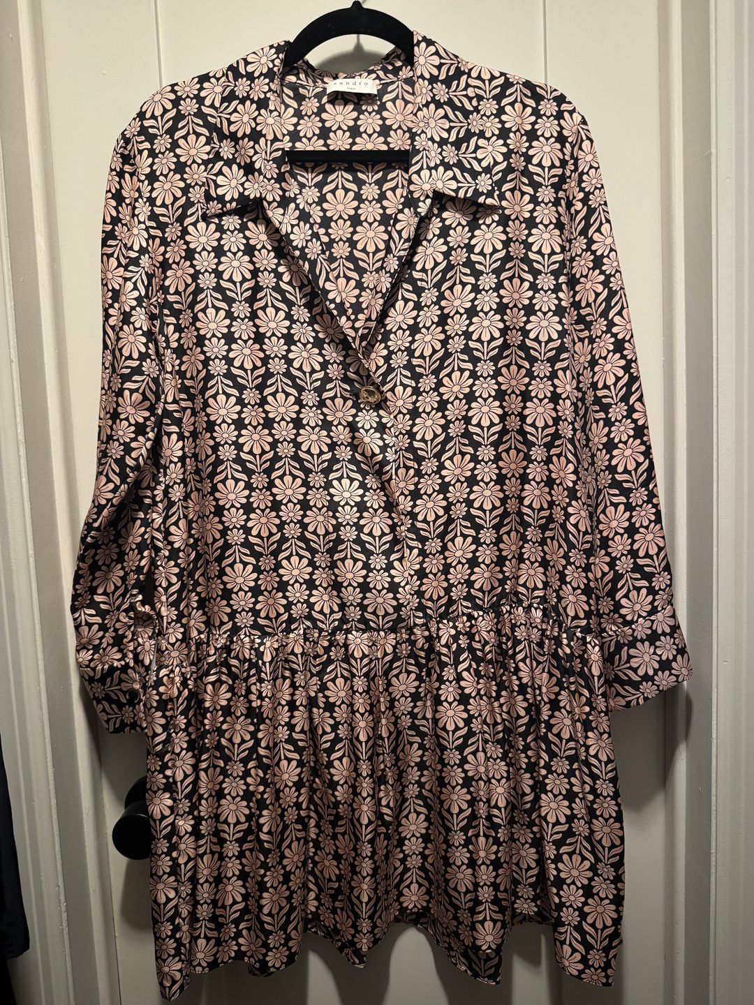 Chlothilde Drop Waist Silk Dress