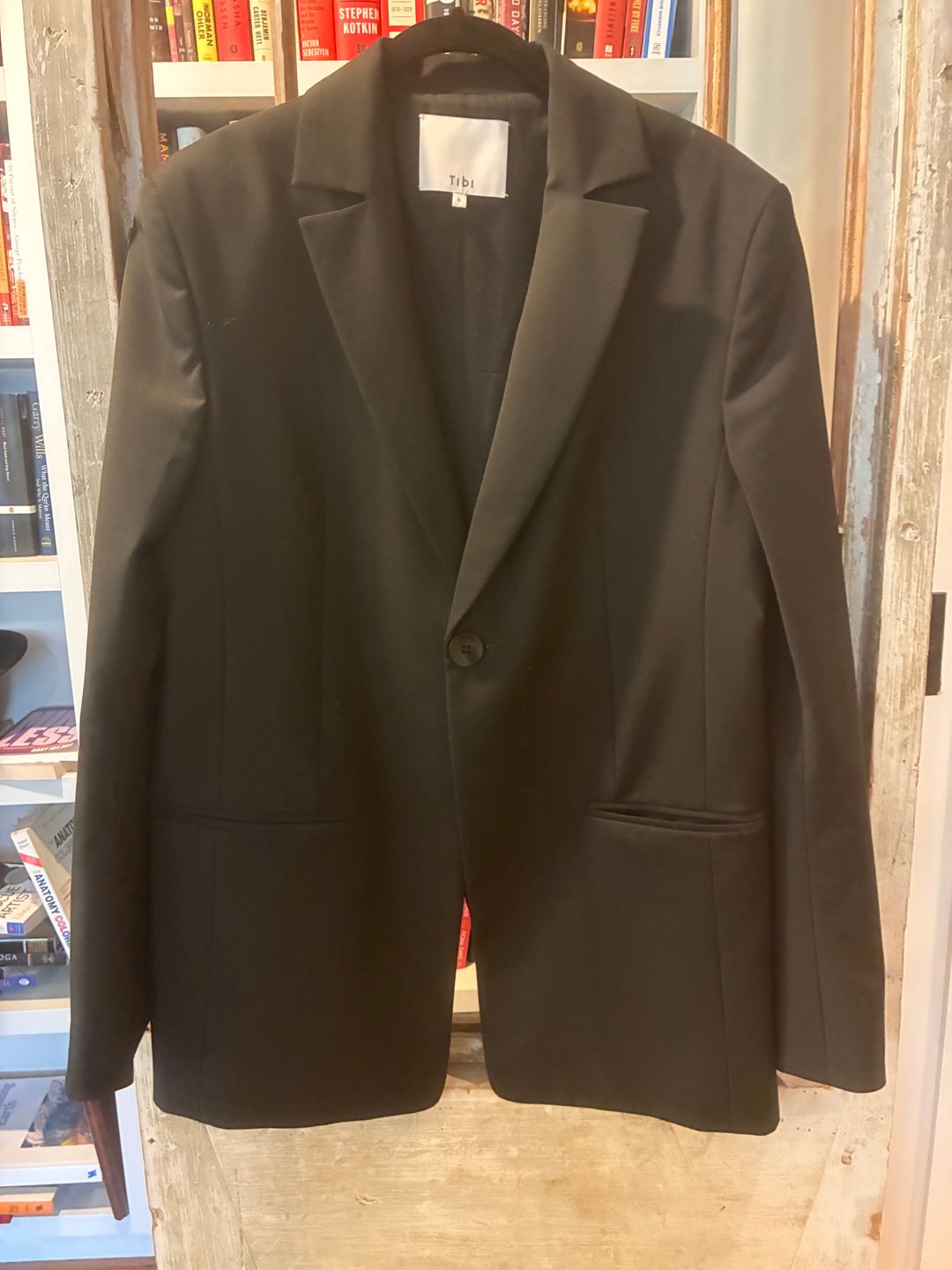 Recycled Tropical Wool Sculpted Blazer