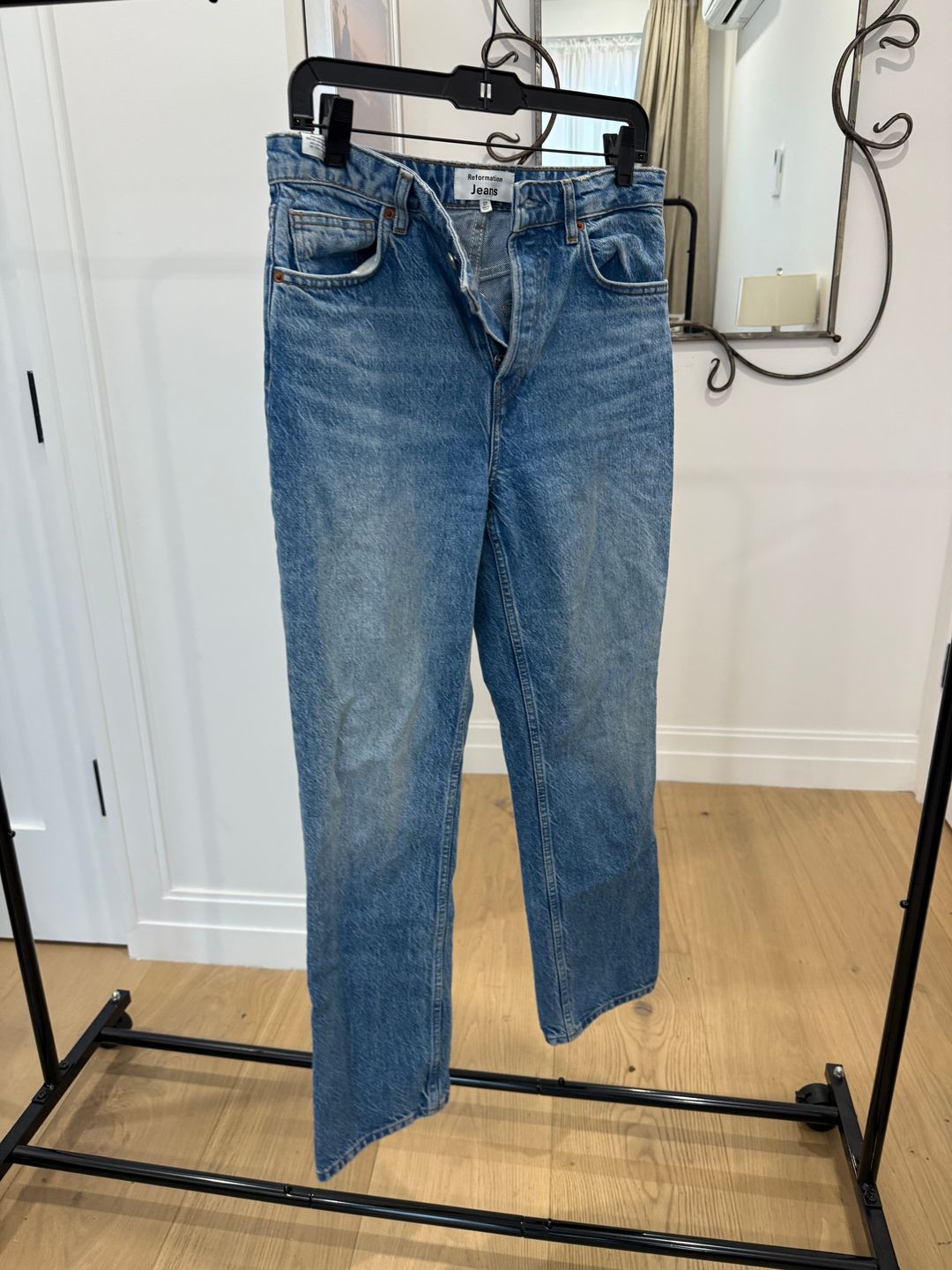 Cynthia High Rise Straight Jeans in Colorado