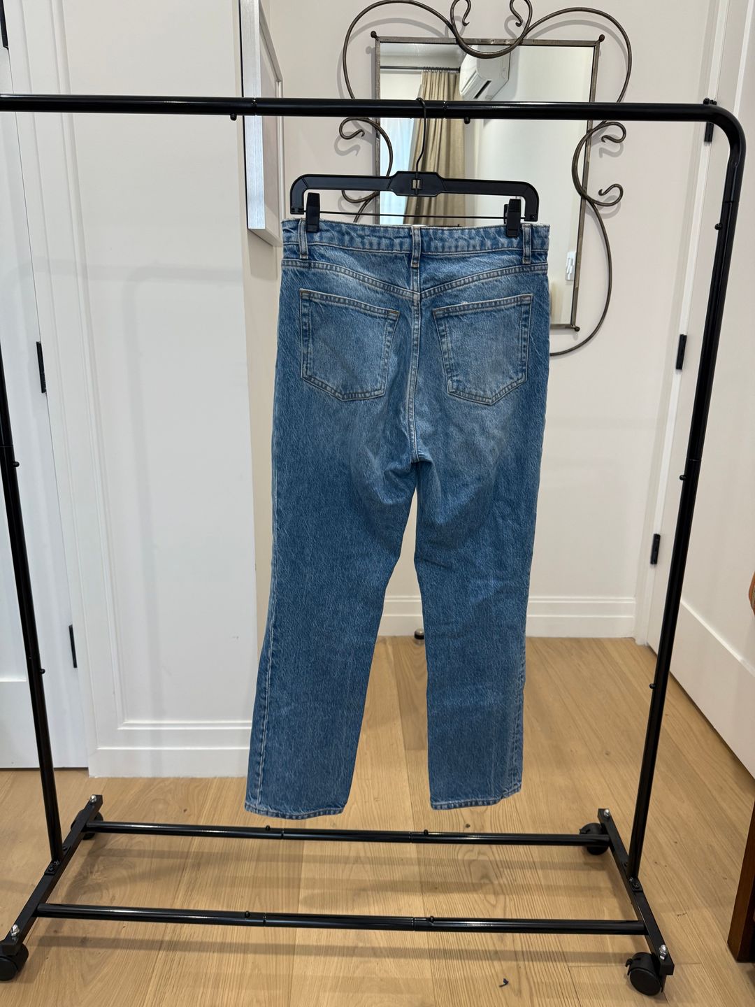 Cynthia High Rise Straight Jeans