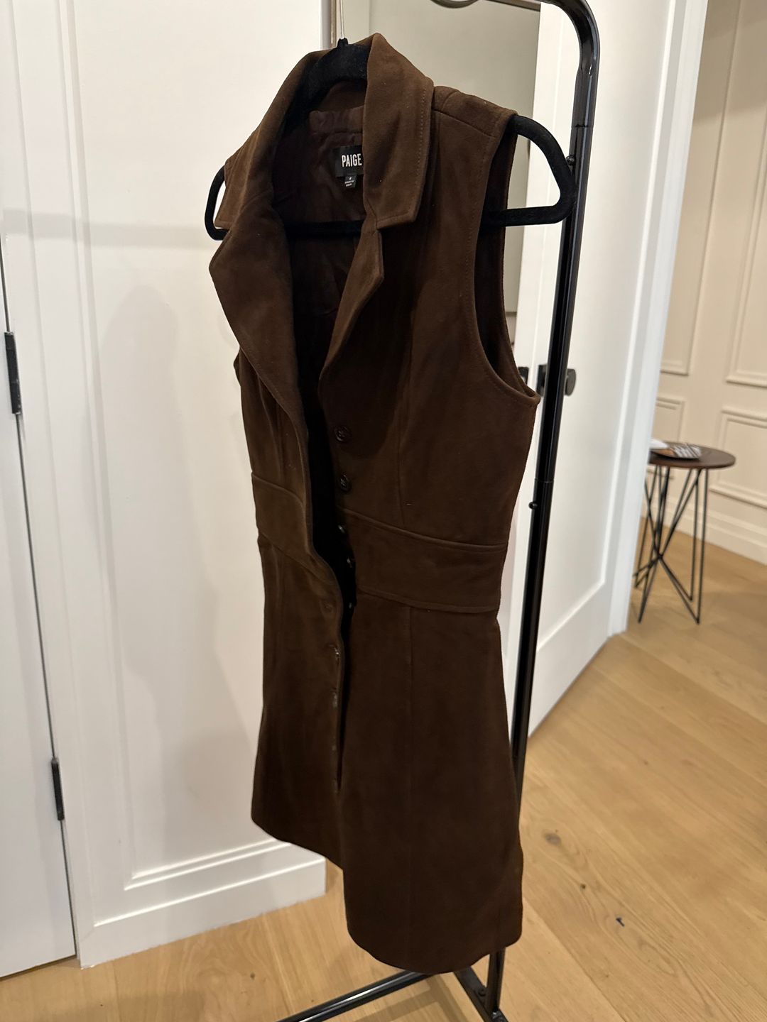 Vida Dress - Chocolate Brown Suede