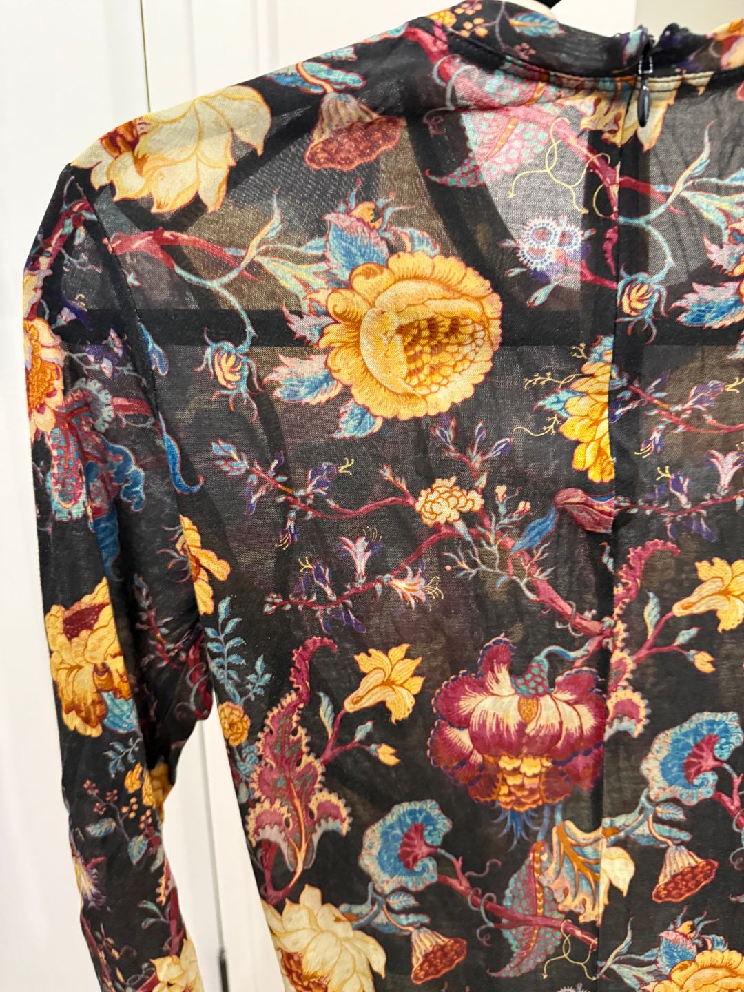 Ceryse floral jersey maxi dress