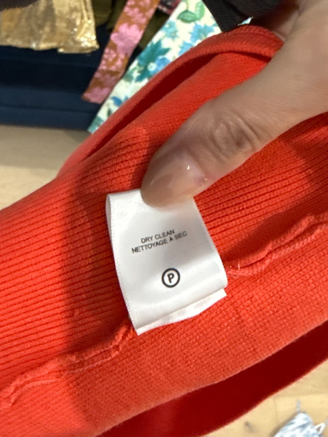 Winnie Knit Bralette Crop Top Persimmon 