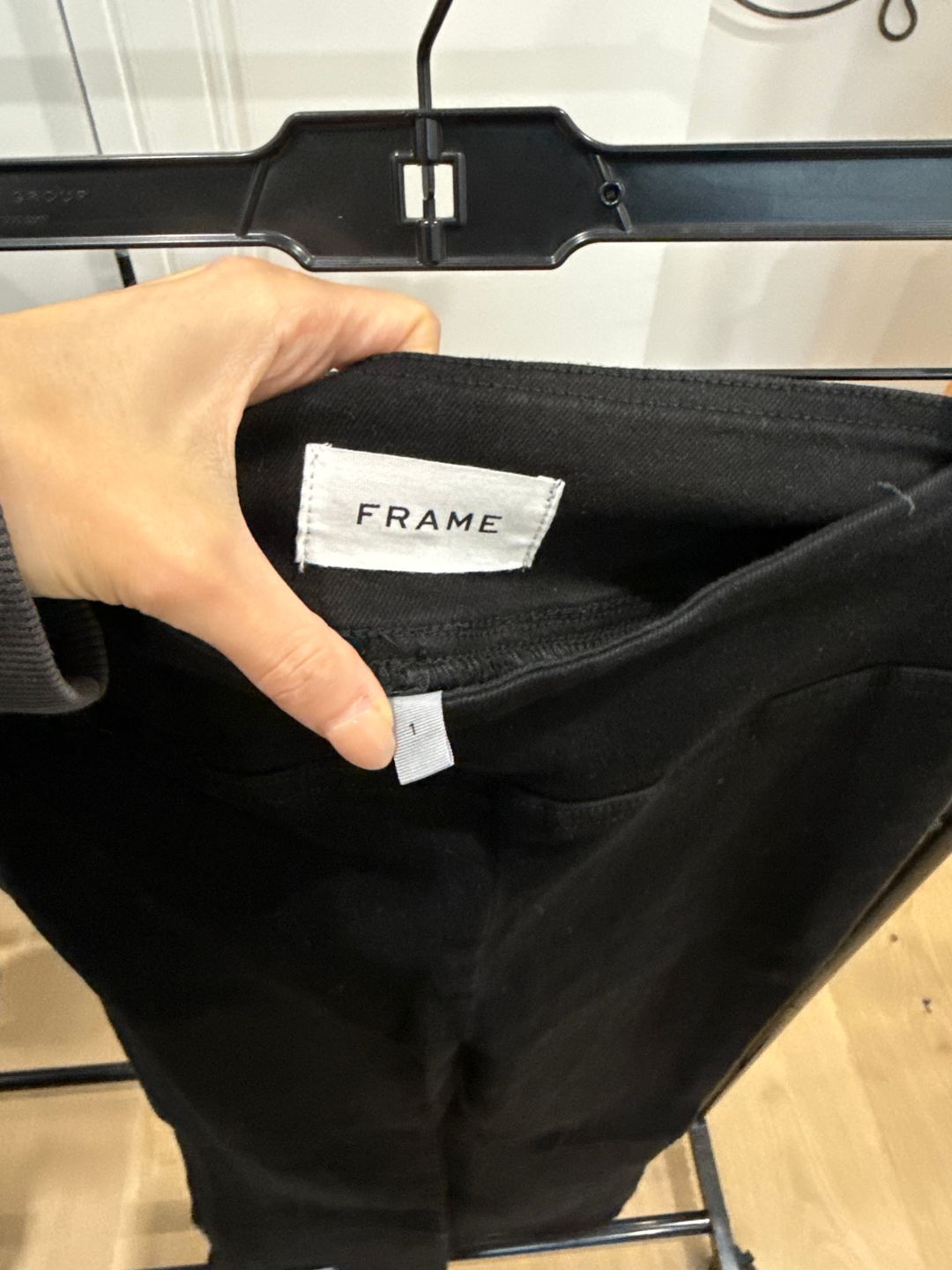 Black legging flare jeans