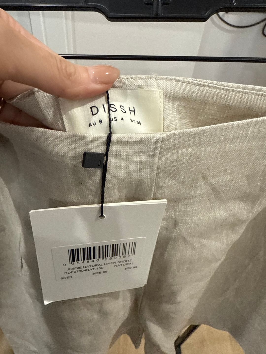 Jesse Natural Linen Short