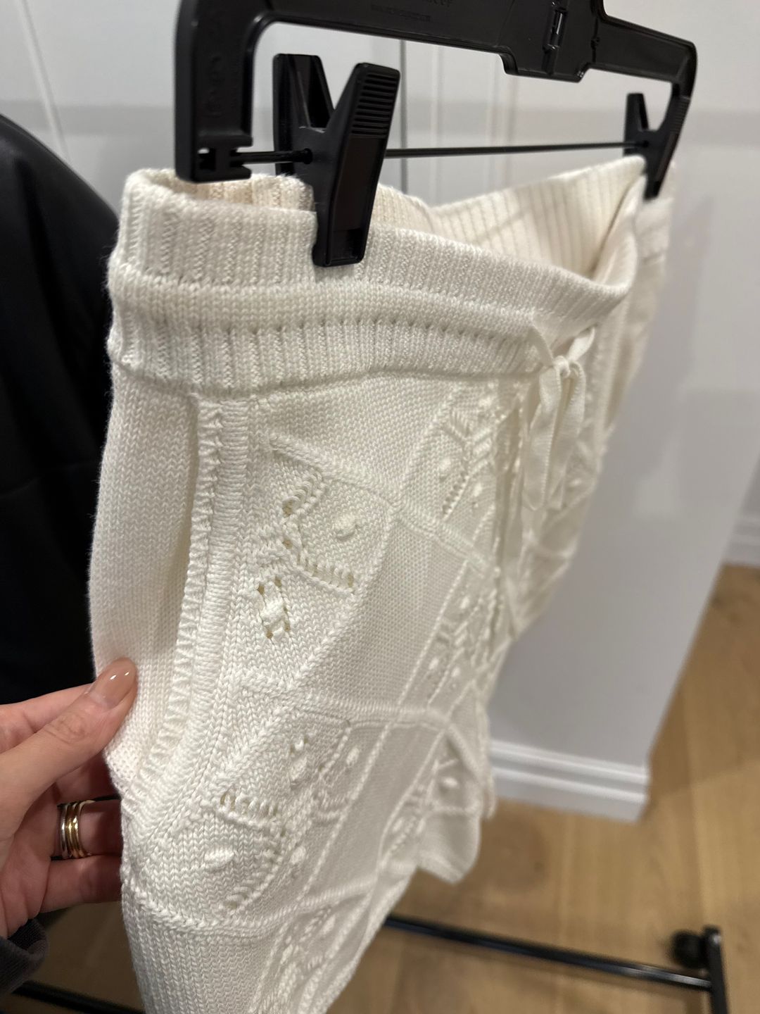 White Knit Garment