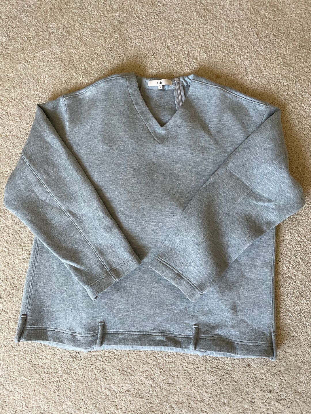 Bonded Viscose Easy V-Neck