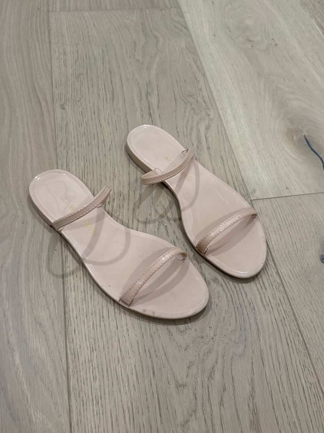 Sawyer rubber sandals in blush