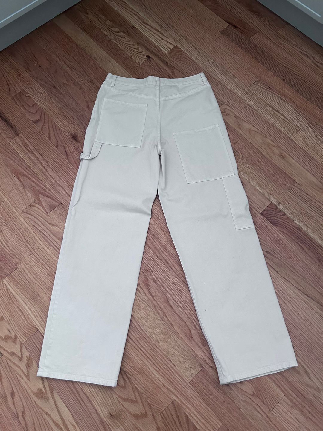 Garment Washed Twill Slouchy Carpenter Jean