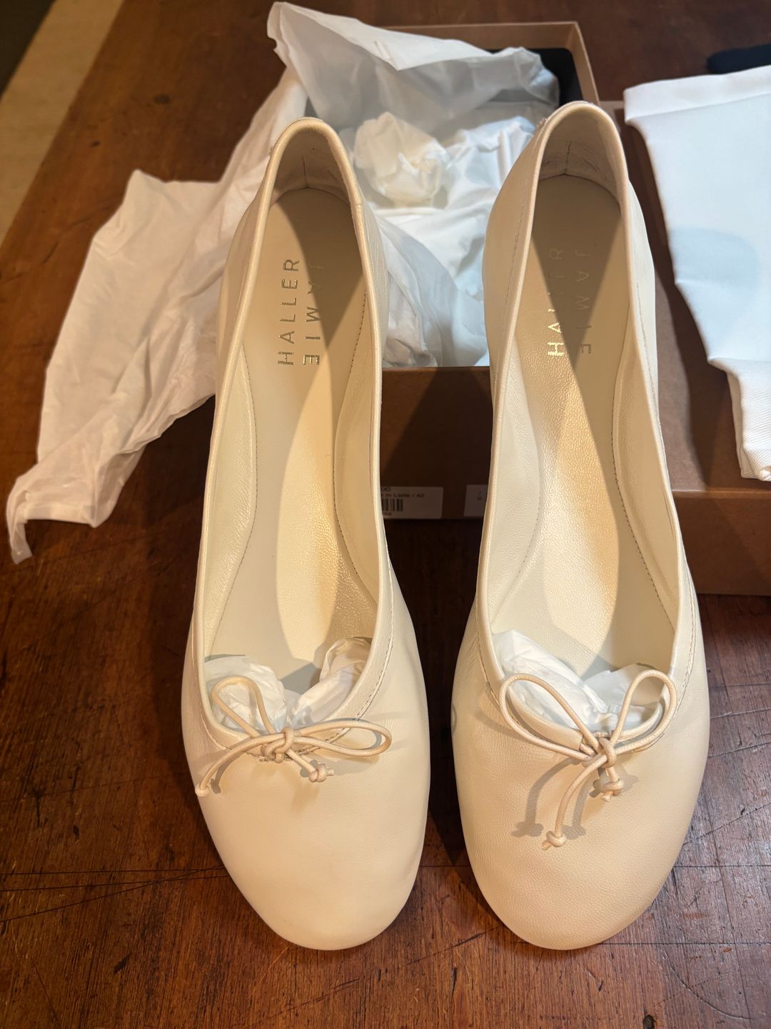 The Ballet Slipper in White