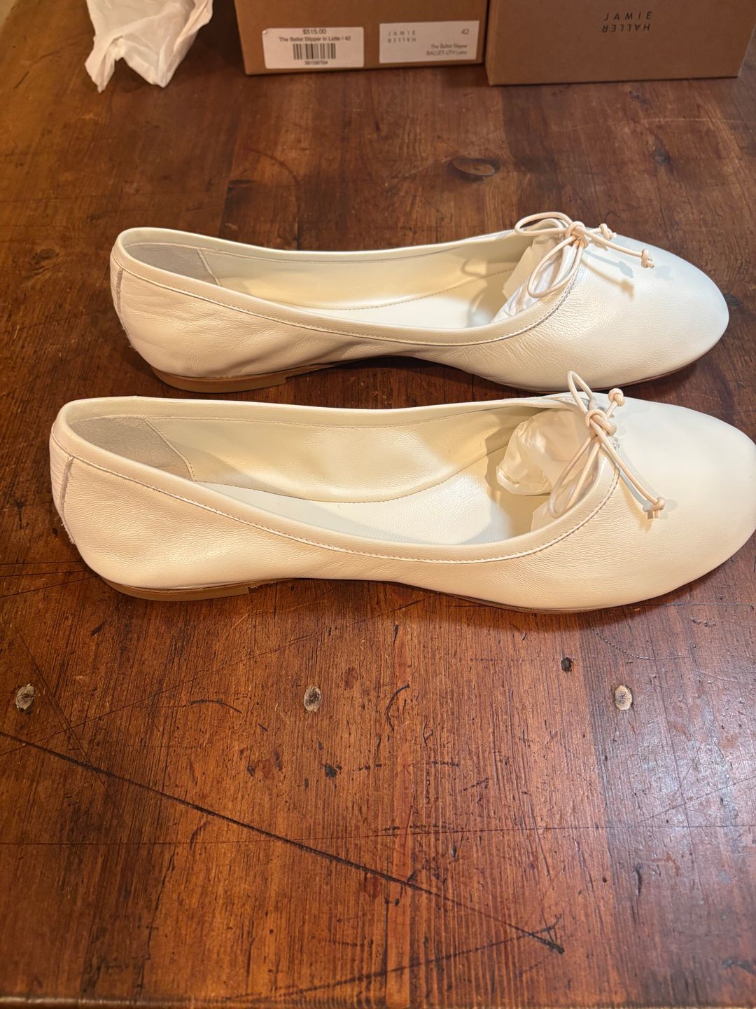 The Ballet Slipper in White