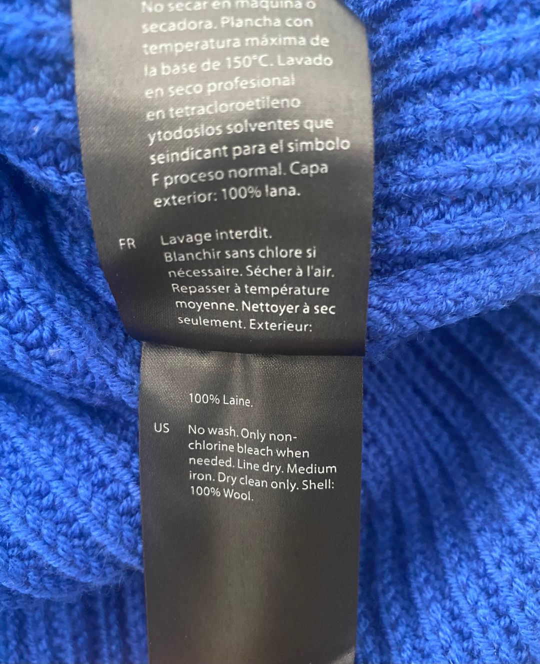 100% Wool Chunky Turtleneck Sweater