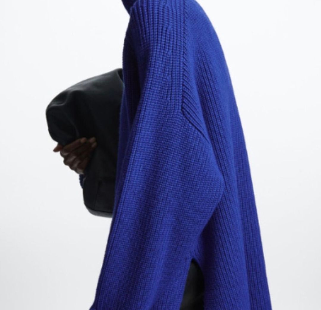 100% Wool Chunky Turtleneck Sweater