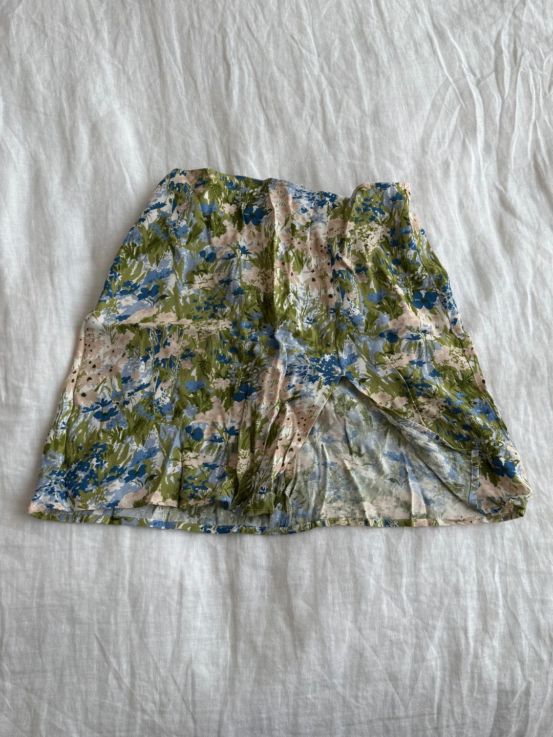 Floral Print mini skirt