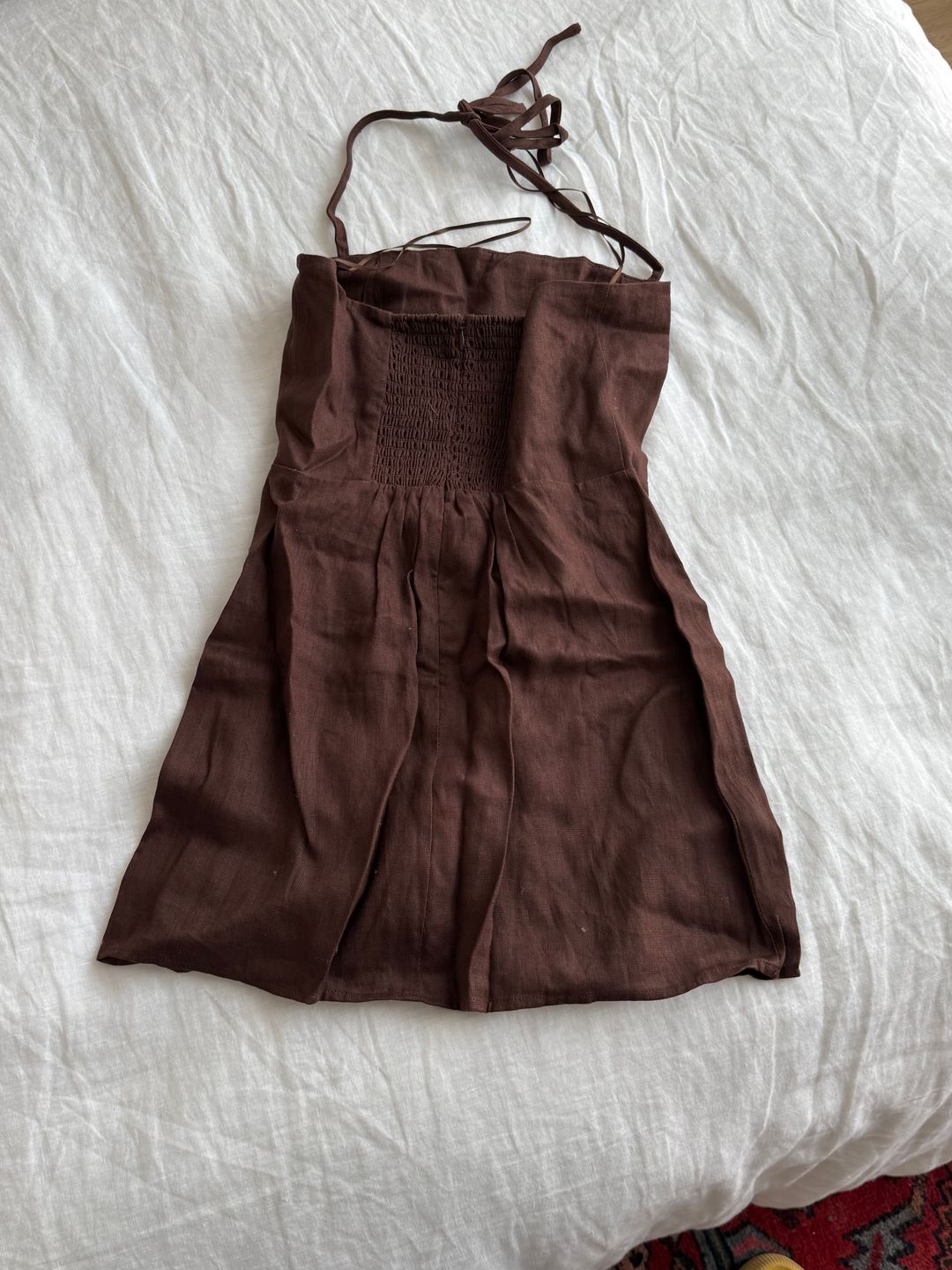Brown Garment with Zipper