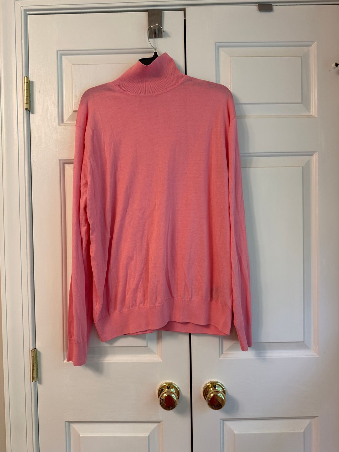 Super Fine Gauge Perfect Men's Turtleneck Pullover