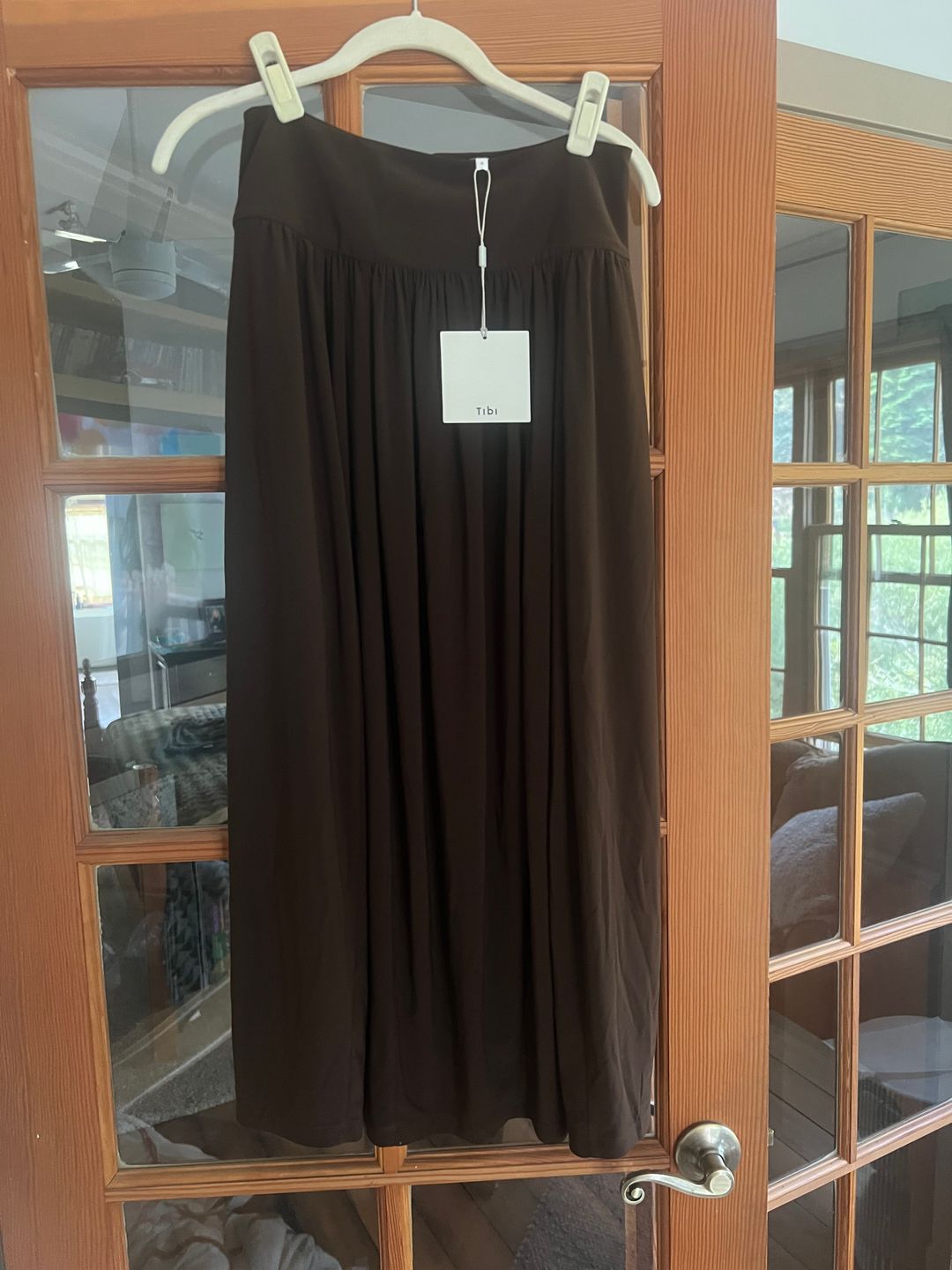 Drapey Jersey Lantern Skirt