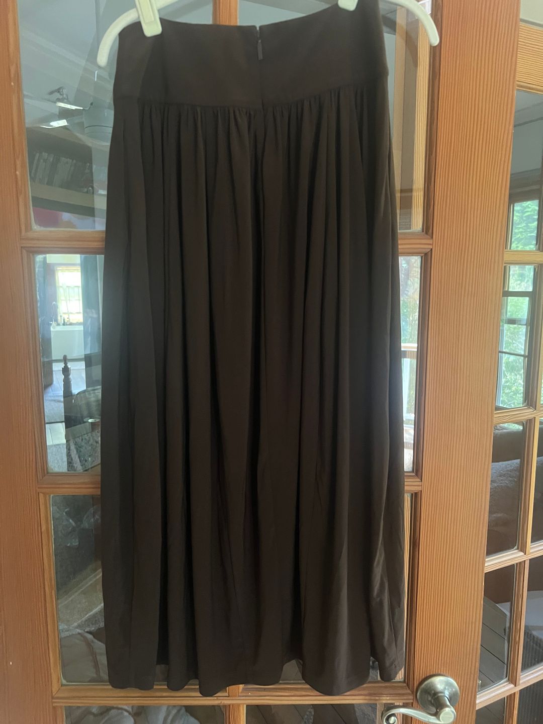 Drapey Jersey Lantern Skirt