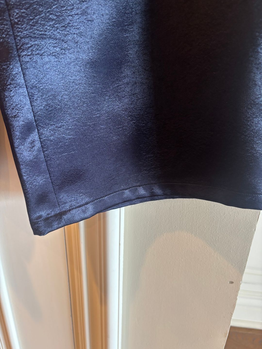 Summer Satin Wide Leg Pull On Pant