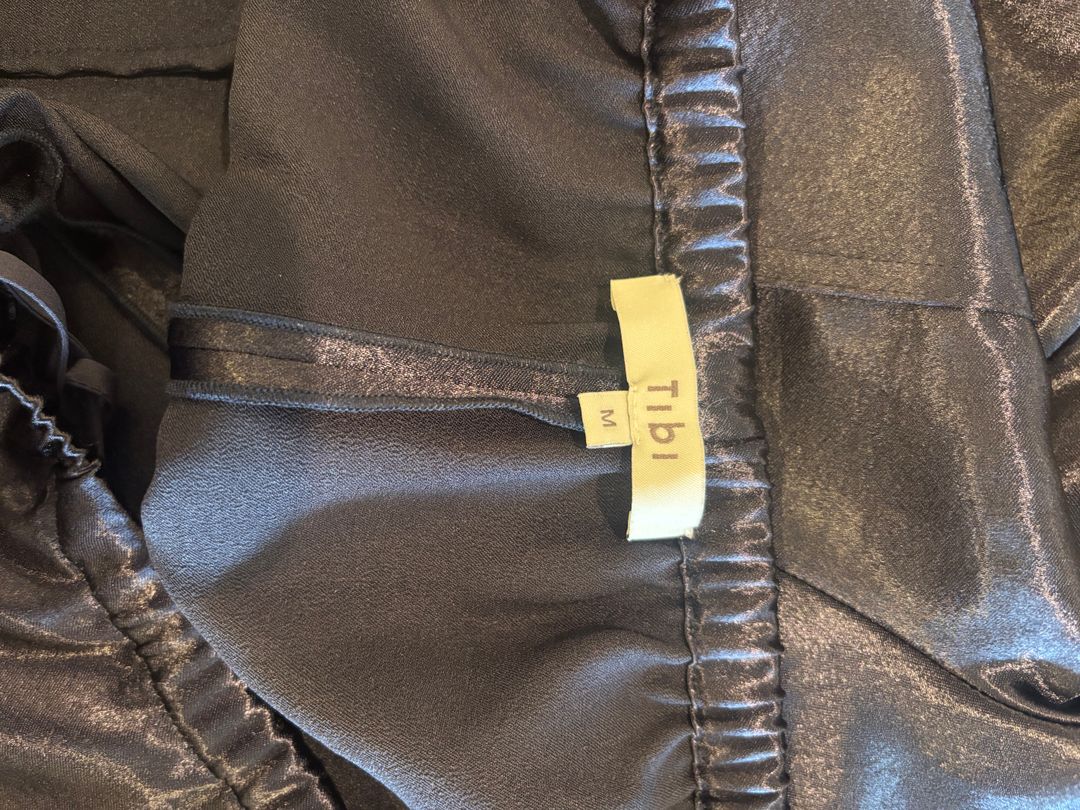 Summer Satin Wide Leg Pull On Pant